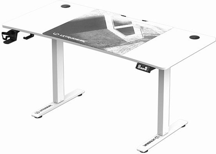 Ігровий стіл ULTRADESK Level V2 White (UDESK-LVA-WT) - зображення 4