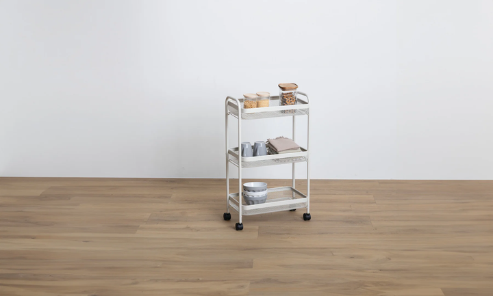 Wózek kuchenny 5five Simply Smart Mayaj wąski na kółkach 46.5 x 26.5 x 79.6 cm (3560233547392) - obraz 4
