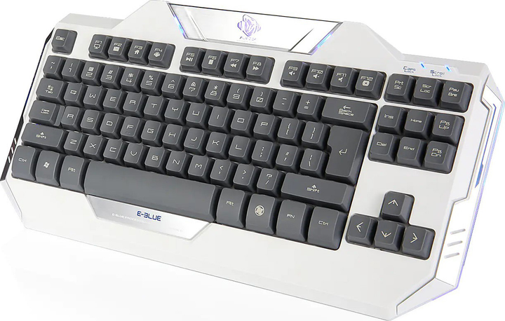 Zestaw przewodowy E-blue Auroza White (EKM811WHUS-IU) - obraz 2