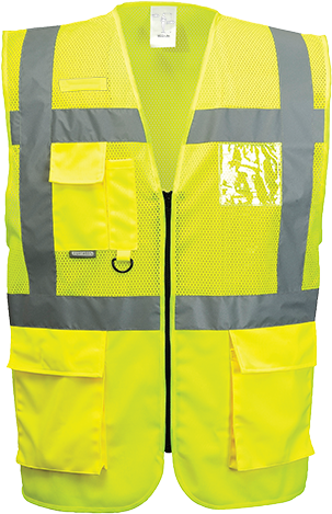 Жилет сетчатый Portwest Madrid Executive C496 4XL Жёлтый - изображение 7