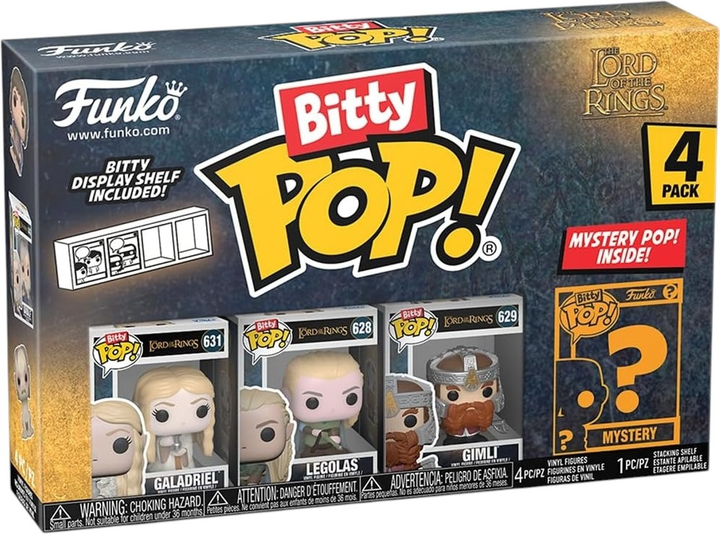 Zestaw figurek Funko Bitty Pop Lord of the Rings Galadriel 4 szt (0889698754576) - obraz 1