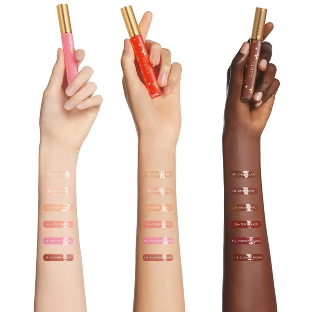 Блеск для увеличения объема губ Gucci Gloss À Lèvres Hydrating Plumping Lip Gloss 219 Bertha Pink 6 мл - изображение 10