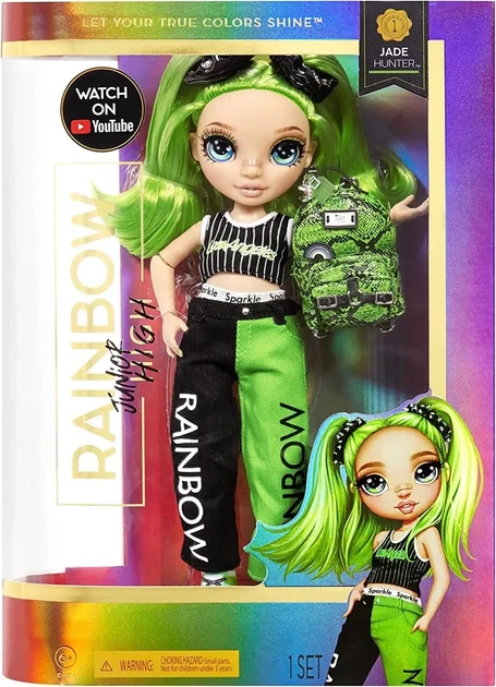 Кукла Rainbow High серии Junior Джейд Гантер - изображение 2