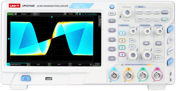 Oscyloskop UNI-T UPO2104E (5901890074704) - obraz 1
