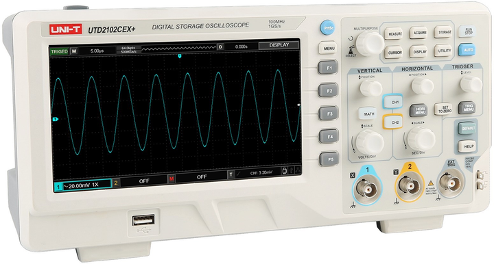 Oscyloskop UNI-T UTD2102CEX+ (5901890074698) - obraz 2