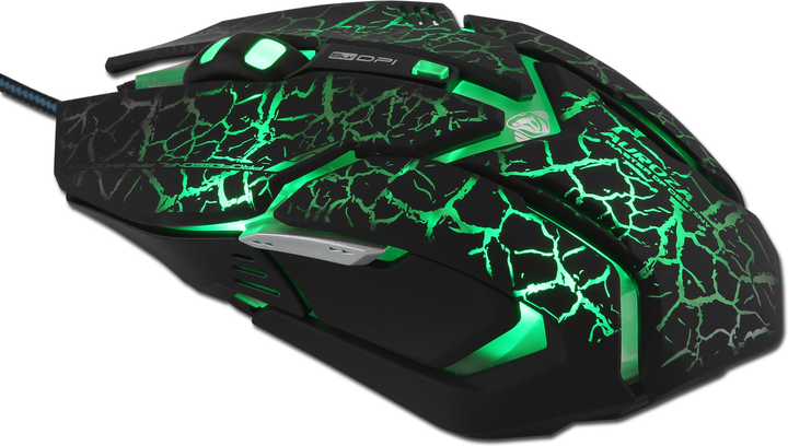 Mysz E-Blue Auroza Gaming e-Box USB Black (EMS639BKCA-IU) - obraz 9