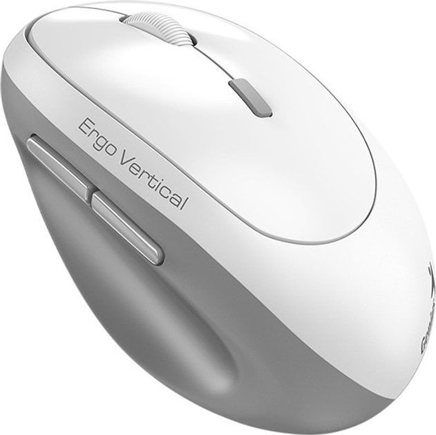 Миша Genius Ergo 8350S Wireless/Bluetooth White/Grey (31030041401) - зображення 2