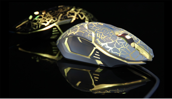 Mysz E-Blue Auroza Gaming e-Box USB White (EMS639WHCA-IU) - obraz 6