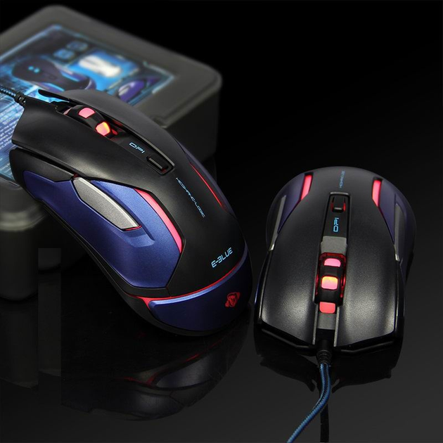 Миша E-Blue Auroza Gaming V2 e-Box USB Black/Blue (EMS668BKAA-IU) - зображення 5