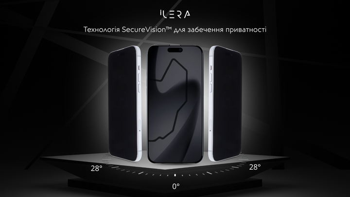 Защитное стекло iLera DeLuxe Incognito Glass для смартфона Apple iPhone Air Black (ILINDL17AIR) - изображение 7