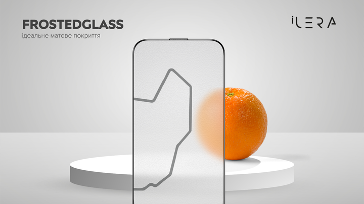 Захисне скло iLera FrostedGlass 2.0 для смартфона Apple iPhone Air Black (ILFRGL17AIR) - зображення 7