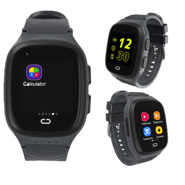Смарт часы-телефон детские LT31E с камерой WI-FI GPS SIM-карта Black (18321) - изображение 3