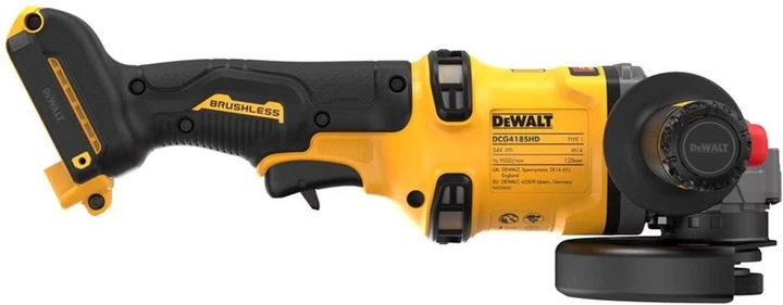 Szlifierka kątowa DeWalt DCG418SHDN bez akumulatora i ładowarki - obraz 2