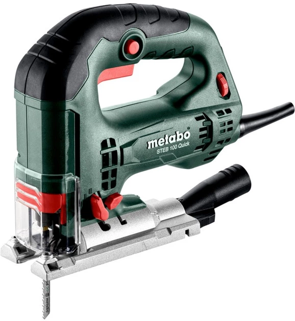 Лобзик Metabo STEB 100 Quick пластиковий кофр (601110500) - Фото 1 Лобзик Metabo STEB 100 Quick пластиковий кофр (601110500) - зображення 1
