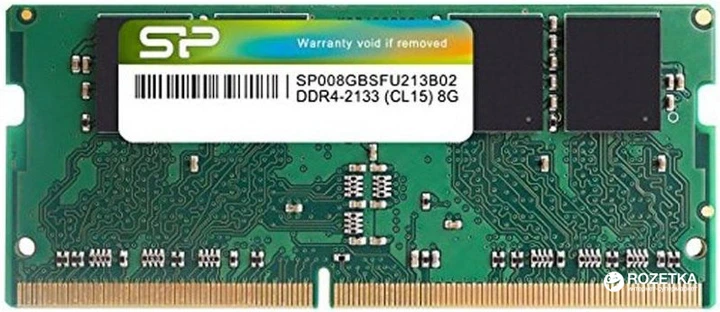 Оперативная память Silicon Power SODIMM DDR4-2133 8192MB PC4-17000