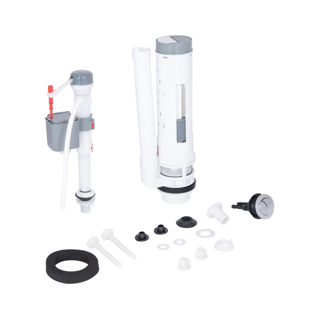 Бачок до унітазу-компакту Mixxus Bevel-0405-R Tank 605х370х800 зі зливною арматурою (MI8325) - изображение 6