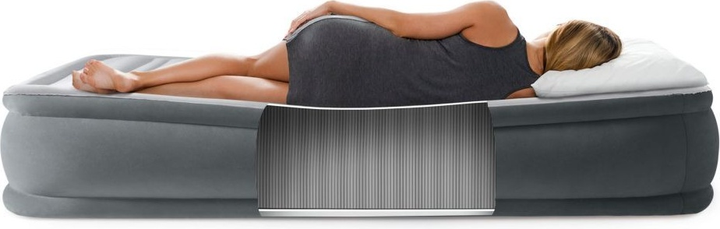 Надувний матрац Intex 191 x 99 x 33 см з вбудованим електричним насосом 67766ND (6941057423029) - зображення 10
