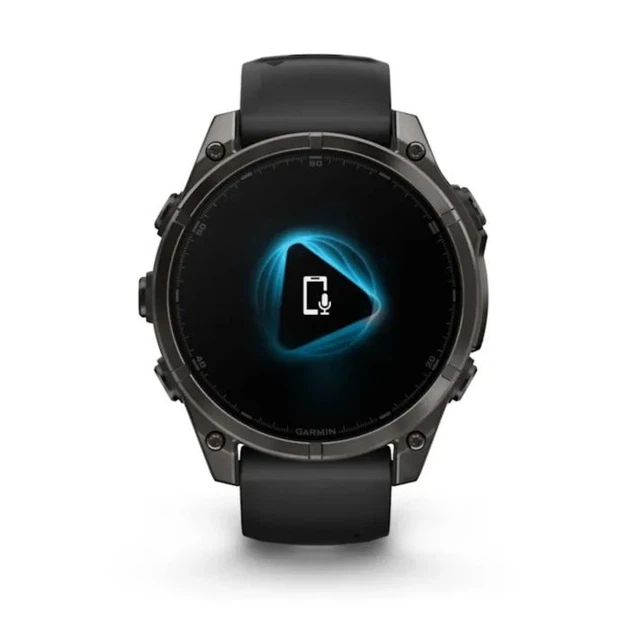 Смарт-часы Garmin fenix 8 47mm, AMOLED, Saph, CrbnGryTi/Blk, Blk/PebbleGryBnd, GPS (010-02904-21) - Фото 12 Смарт-часы Garmin fenix 8 47mm, AMOLED, Saph, CrbnGryTi/Blk, Blk/PebbleGryBnd, GPS (010-02904-21) - изображение 12