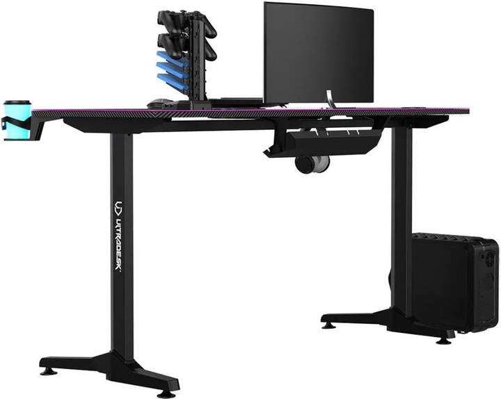 Ігровий стіл ULTRADESK Level V2 Pink (UDESK-FG-PN) - зображення 4