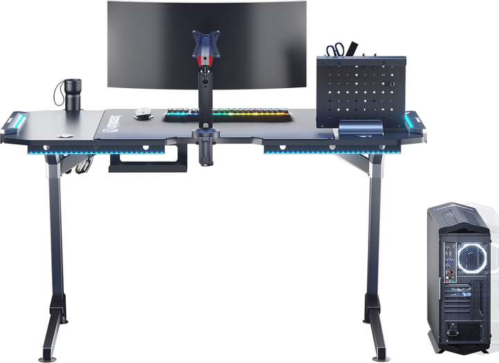 Ігровий стіл ULTRADESK Space XXL V2 Black (UDESK-SP-XL) - зображення 3