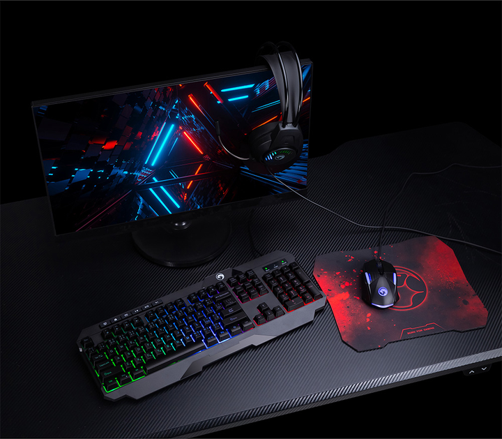 Комплект дротовий Marvo CM430 Black (CM430 EN) - зображення 6