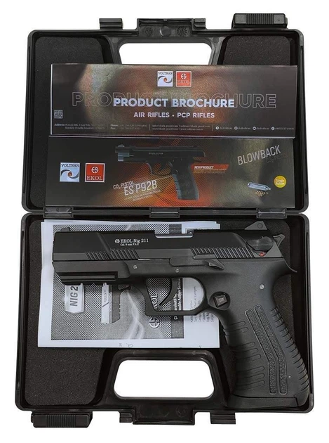 Стартовый пистолет Ekol Nig 211 Black - изображение 5