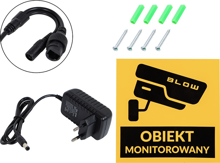 IP-камера Blow H-135 Wi-Fi поворотна 2.8 мм 5 МП (5900804147688) - зображення 3