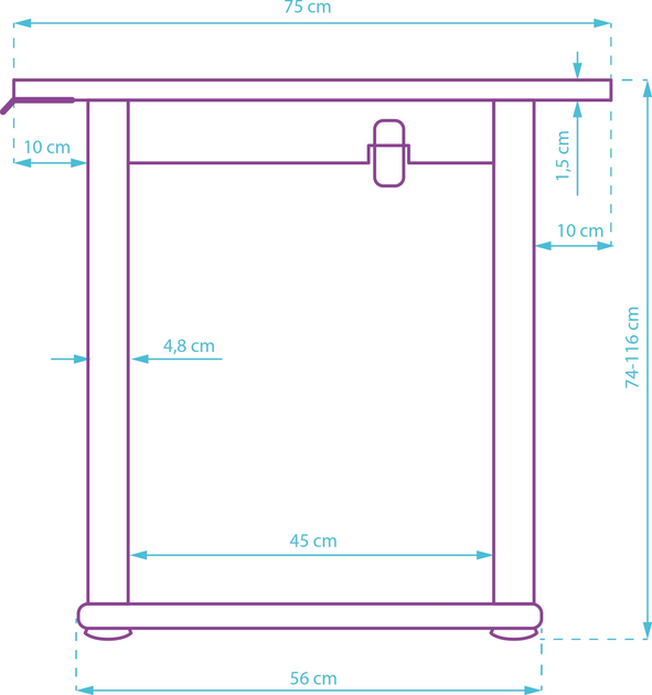 Biurko komputerowe ULTRADESK Uplift White (UDESK-UP-WTDE) - obraz 12