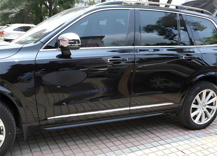 Молдинг (4 шт, нерж) для Volvo XC90 2002-2014 гг - изображение 2