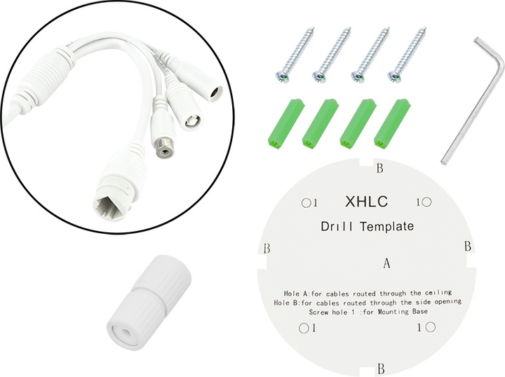 Kamera IP Blow Wi-Fi 3.6 mm 5 MP (BL-I5FK36TWM/SD/WiFI) - obraz 2