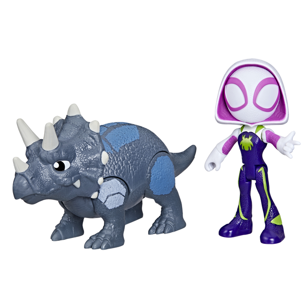 Zestaw zabawkowy Hasbro Bohater i Dino Spidey i jego niesamowici przyjaciele (SAF HERO DINO WEBS GHOST_G0122) (F9478_G0122) (5010996221261) - obraz 2