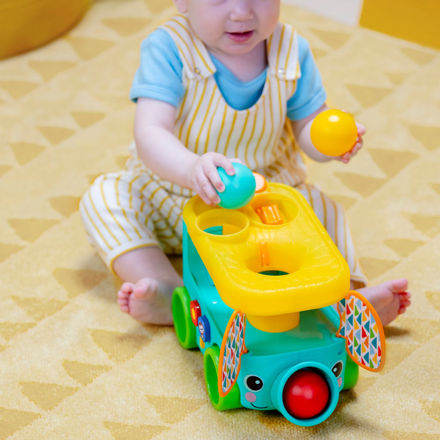 Музична іграшка Bright Starts Pop & Roll Safari Bus (16827) (074451168275) - зображення 7