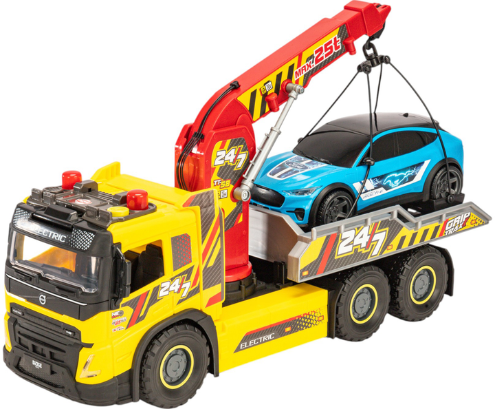 Zestaw Dickie Toys Laweta Volvo z samochodzikiem ze światłem i dźwiękiem 55 cm (3749039) (4006333093449) - obraz 3