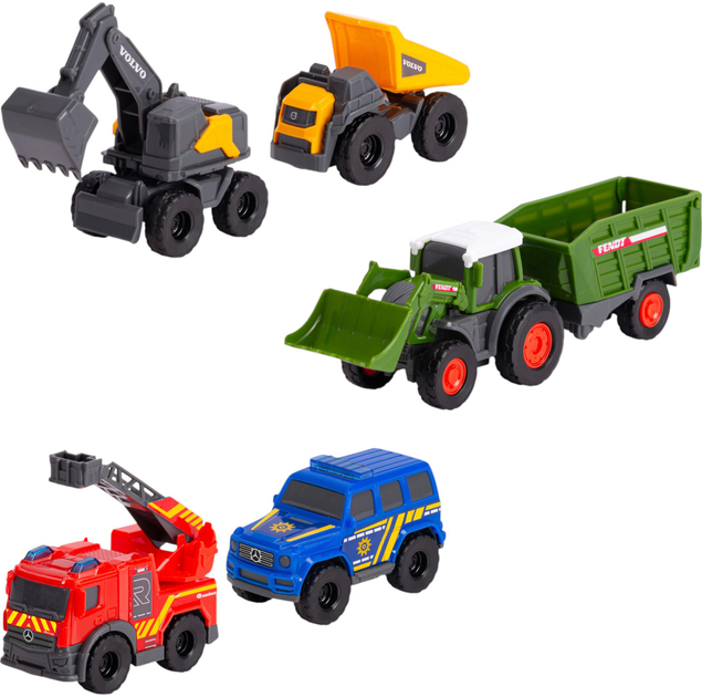 Zestaw Dickie Toys Mikro-transport 9 cm (3742016) (4006333090820) - obraz 4