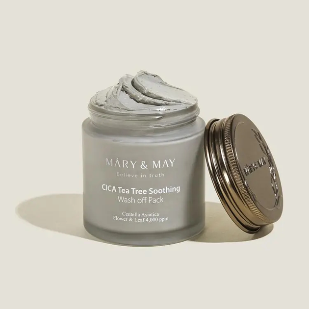 Маска для обличчя Mary&May Cica Tea Tree Soothing Wash Off Pack заспокійлива 125 г (8809670681579) - зображення 3
