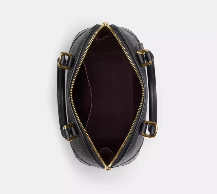 Жіноча сумка Coach Sabrina Satchel Bag CAM56 Black – Оригінальні