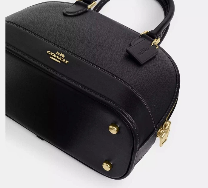 Жіноча сумка Coach Sabrina Satchel Bag CAM56 Black – Оригінальні