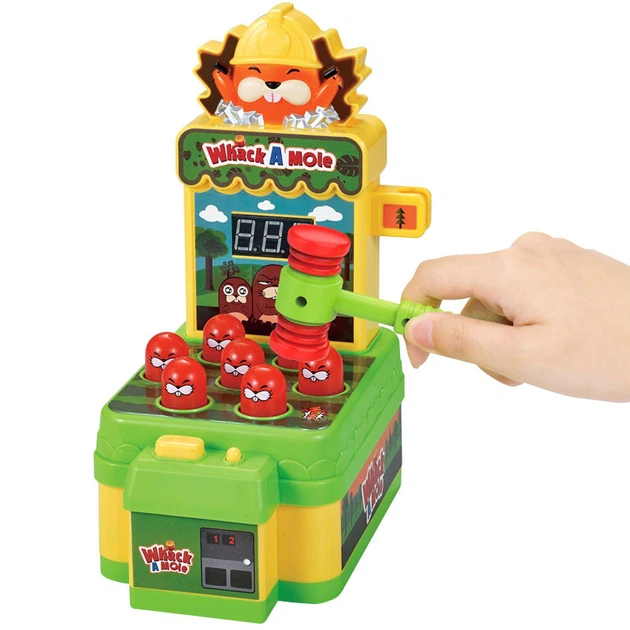 Настільна інтерактивна гра Ummi HF-1330A Whack A Mole Electric Green / Yellow - зображення 2