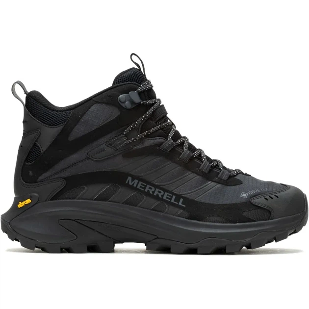 Черевики Merrell Moab Speed 2 Mid GTX Mns Black 43.5 (100016734) - Фото 2 Черевики Merrell Moab Speed 2 Mid GTX Mns Black 43.5 (100016734) - зображення 2