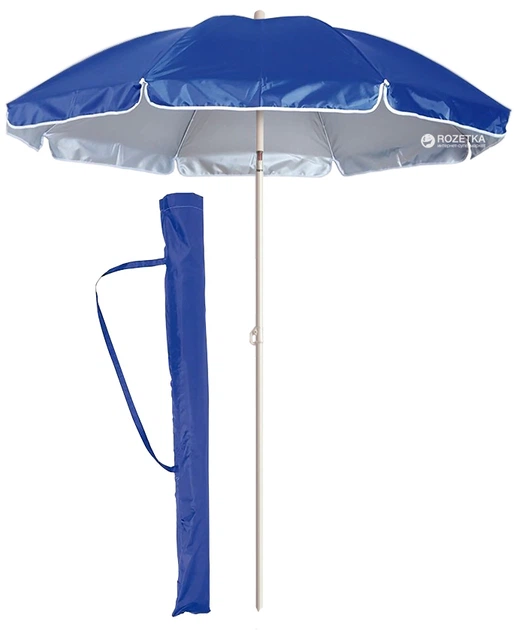 Пляжный зонт с наклоном 2.0 Umbrella Anti-UV Синий (2000992384025