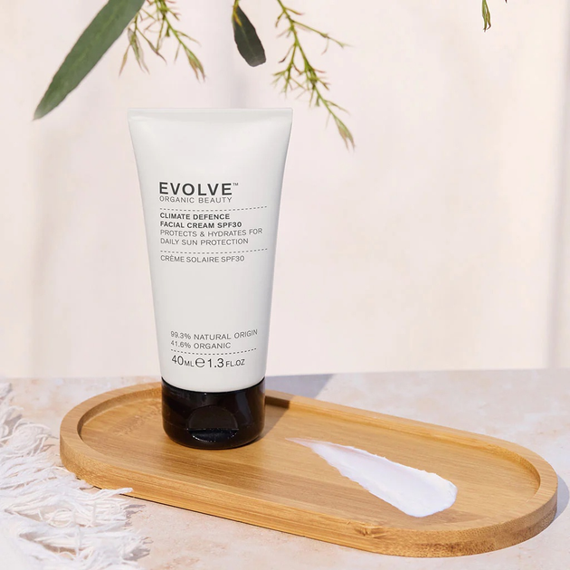 Сонцезахисний  крем для обличчя Evolve Climate Defence SPF30 зволожуючий 40 мл (5060200046333) - зображення 3