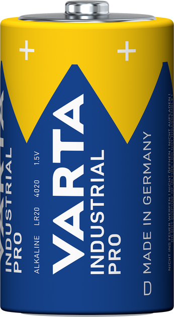 Baterie Varta Industrial Pro D Box 20 szt. (VAR-LR20IND) - obraz 2