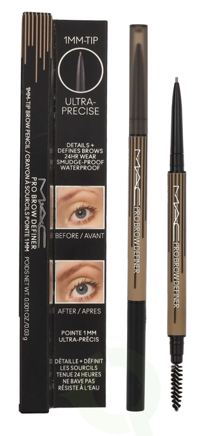 Kredka do brwi MAC Pro Brow Definer 24 Hour 02 Fling 0.03 g (773602693924) - obraz 2