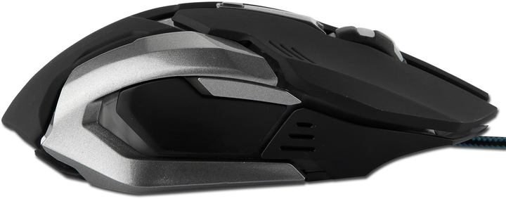Mysz E-Blue Auroza Gaming USB e-Box Black (EMS639BKAA-UI) - obraz 4