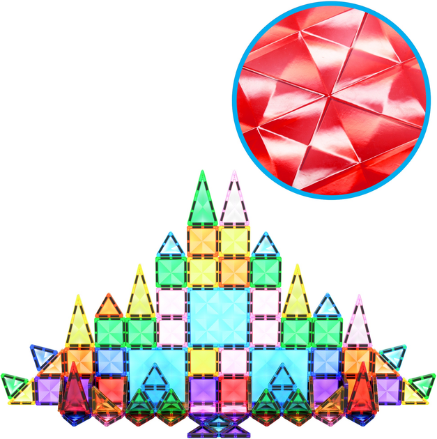 Magnetyczne klocki Picasso Tiles Mini Diamond Series 100 elementów (817338022327) - obraz 2