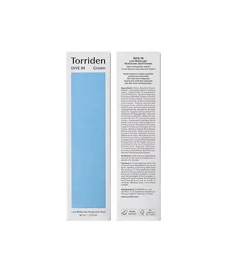 Крем для лица Torriden Dive In Low Molecular Hyaluronic Acid Cream с гиалуроновой кислотой, 80 мл - Фото 2 Крем для лица Torriden Dive In Low Molecular Hyaluronic Acid Cream с гиалуроновой кислотой, 80 мл - изображение 2