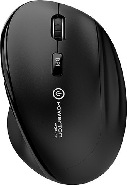 Mysz Powerton Cloe Black (8590274849167) - obraz 1