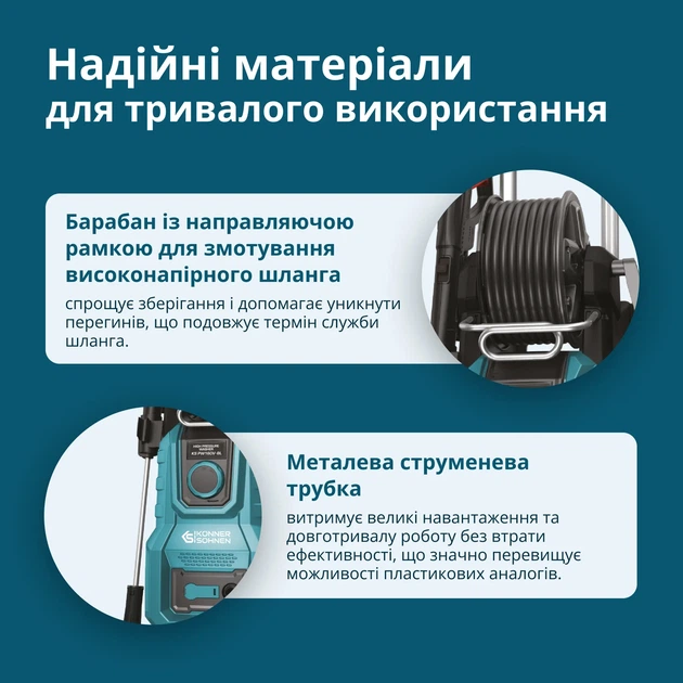 Мойка высокого давления Konner&Sohnen KS PW160V-BL - изображение 5