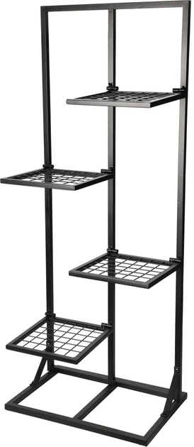 Stojak na kwiaty Progarden Metalowy Czarny (8720573531061) - obraz 1