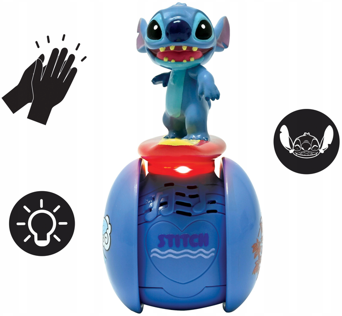 Інтерактивна іграшка Lexibook Powerman Stitch Roller Surfer Стіч (ROB01D) (3380743113043) - зображення 3